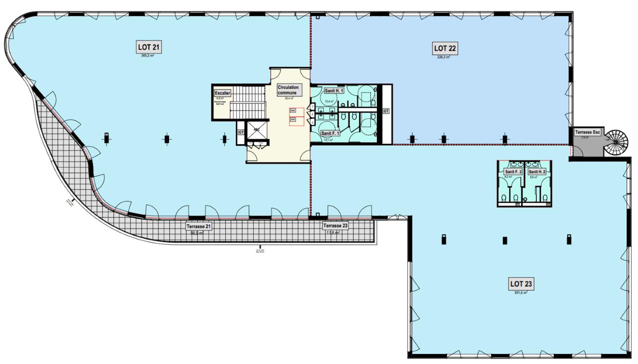 Bureau Dardilly 1843m² Vente bureau Dardilly Rhône OVBUR2206070 7